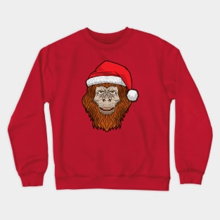 Xmas Sasquatch Crewneck Sweatshirt